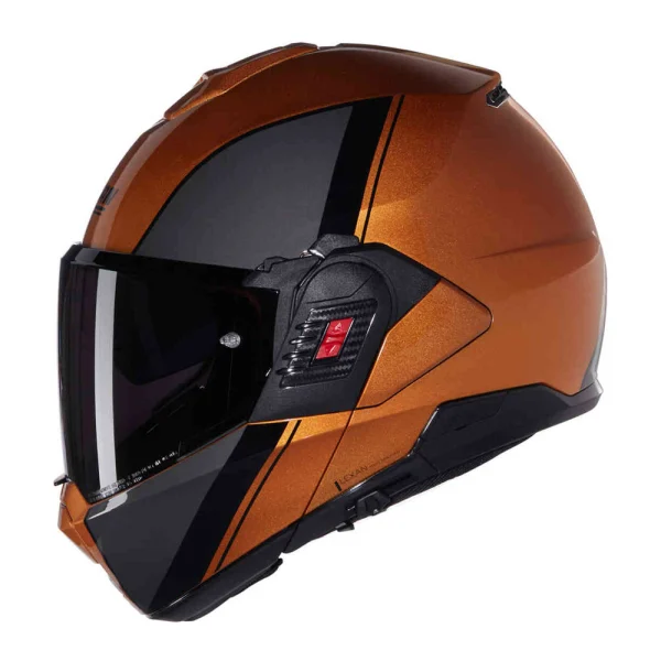 Nolan N120-1 Verniciatura Speciale N-Com Helmet Black/Ochre