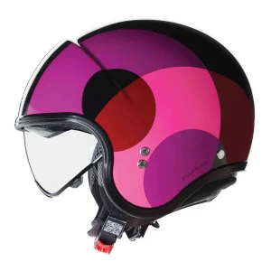 Nolan N21 06 Bicromo Helmet Black/Purple/Red, Motoee.com