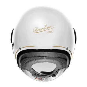 Nolan N21 Visor 06 Borsalino Helmet White/Gold, Motoee.com