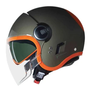 Nolan N21 Visor 06 Ocio Helmet Brown/Orange, Motoee.com