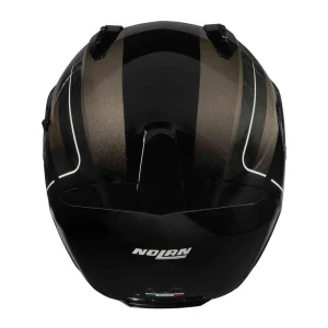 Nolan N60-6 Ermetico Helmet Black/Brown, Motoee.com