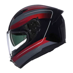 Nolan N60-6 Ermetico Helmet Black/Grey/Red, Motoee.com