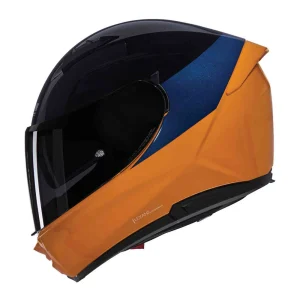 Nolan N60-6 Verniciatura Speciale Helmet Black/Orange/Blue, Motoee.com