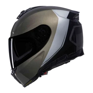 Nolan N80-8 Verniciatura Speciale N-Com Helmet Brown/Black, Motoee.com