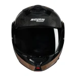 Nolan X-1005 Ultra Carbon Sportivo N-Com Helmet Black/Ochre
