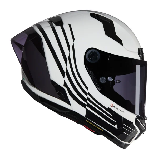 Nolan X-804 RS Ultra Carbon Ala Helmet White/Black