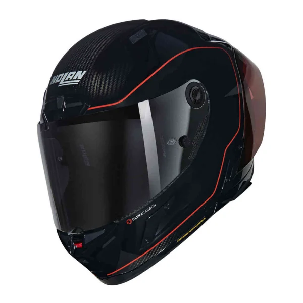 Nolan X-804 RS Ultra Carbon Asso Di Picche Helmet Black/Red