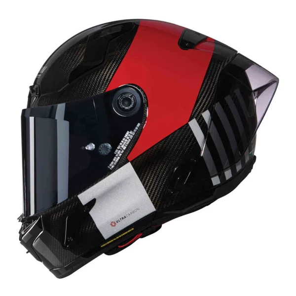 Nolan X-804 RS Ultra Carbon Combo Gara Helmet Black/Red