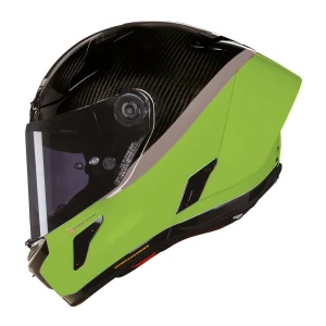 Nolan X-804 RS Ultra Carbon D.O.C. Helmet Black/Green, Motoee.com