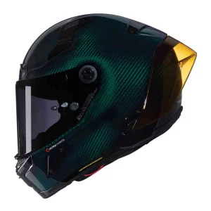 Nolan X-804 RS Ultra Carbon Liquido Helmet Green, Motoee.com