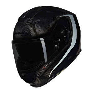 Nolan X-903 Ultra Carbon Intrigo N-Com Helmet Black/Grey