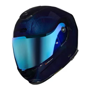 Nolan X-903 Ultra Carbon Liquido N-Com Helmet Blue