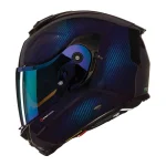 Nolan X-903 Ultra Carbon Liquido N-Com Helmet Blue