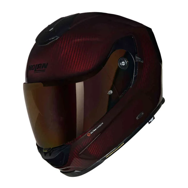 Nolan X-903 Ultra Carbon Liquido N-Com Helmet Red