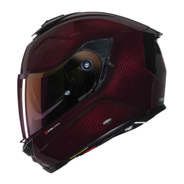 Nolan X-903 Ultra Carbon Liquido N-Com Helmet Red