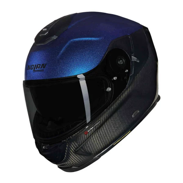 Nolan X-903 Ultra Carbon Verniciatura Speciale N-Com Helmet Black/Blue