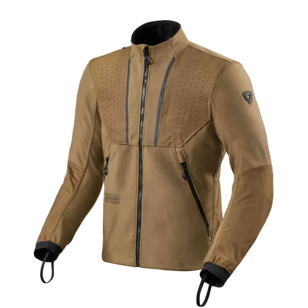 Revit Surface Waterproof Motorcycle Textile Jacket Brown
