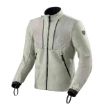 Revit Surface Waterproof Motorcycle Textile Jacket Light Grey