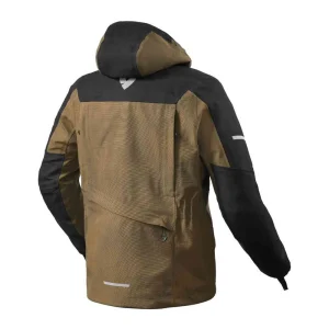 Revit Tectonic H2O Waterproof Jacket Black/Brown, Motoee.com