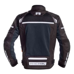 Richa Airstorm Waterproof Textile Jacket Black, Motoee.com