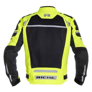 Richa Airstorm Waterproof Textile Jacket Yellow/Black, Motoee.com