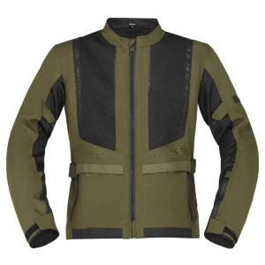 Richa Monaco Mesh Waterproof Textile Jacket Green/Black, Motoee.com