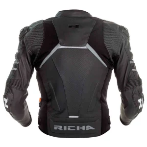 Richa Mugello 2 Perforated Leather Jacket Black, Motoee.com