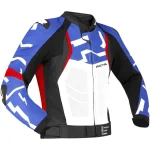 Richa Stradale Perforated Leather Jacket Blue/White/Black/Red