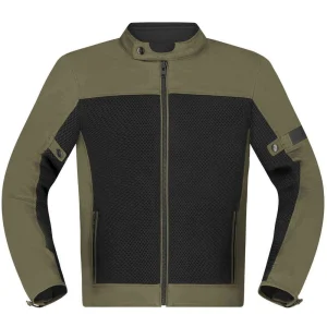 Richa Toulon Mesh Textile Jacket Olive Green/Black, Motoee.com