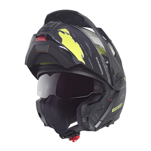 Schuberth E2 Atlas kiiver must/kollane