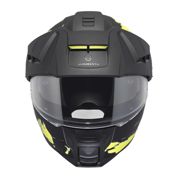 Schuberth E2 Atlas kiiver must/kollane