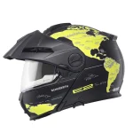 Schuberth E2 Atlas kiiver must/kollane
