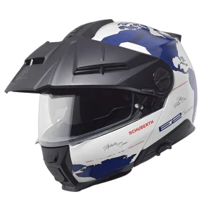 Schuberth E2 Atlas Helmet White/Blue