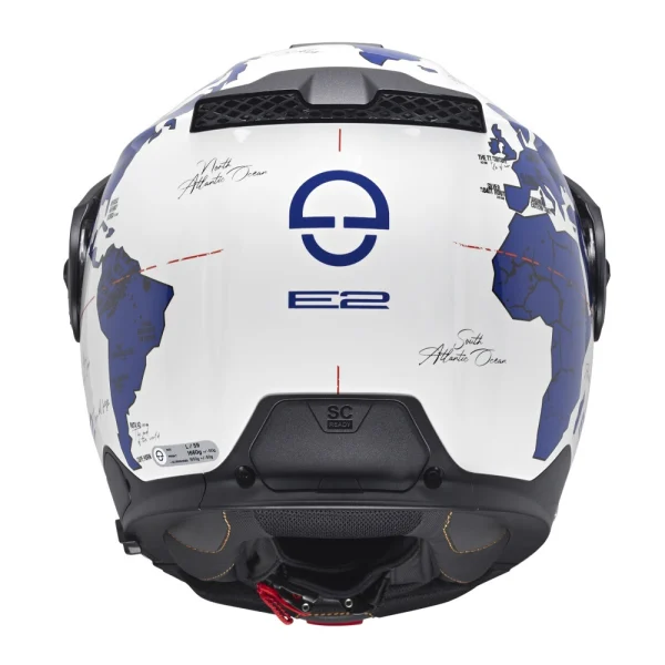 Schuberth E2 Atlas kiiver valge/sinine