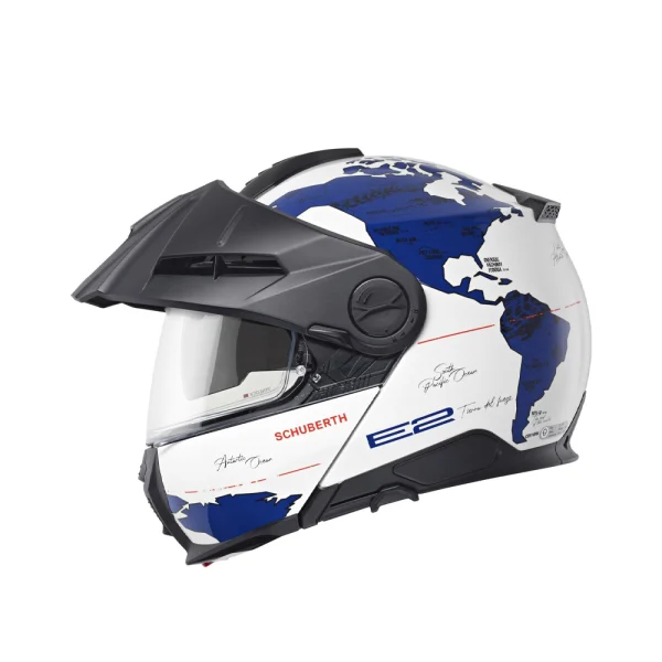 Schuberth E2 Atlas kiiver valge/sinine