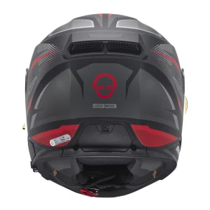 Schuberth S3 Apex Helmet Matte Anthracite/Black/Red, Motoee.com