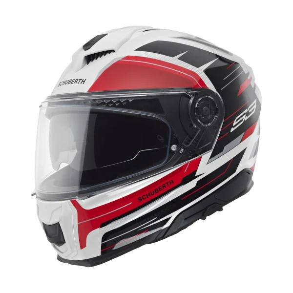 Schuberth S3 Apex Helmet White/Red/Black