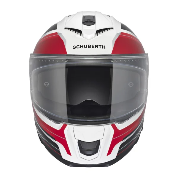 Schuberth S3 Apex Helmet White/Red/Black