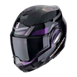 Scorpion EXO-Tech Evo Conquer Helmet Black/Purple