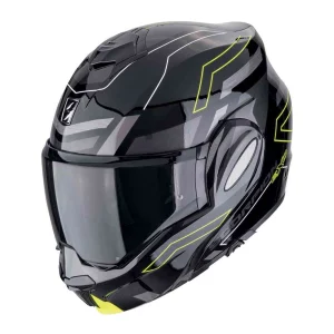 Scorpion EXO-Tech Evo Conquer Helmet Black/Yellow