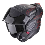 Scorpion EXO-Tech Evo Conquer Helmet Matte Black/Red