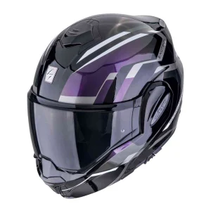 Scorpion EXO-Tech Evo Furio Helmet Black/Purple/Silver