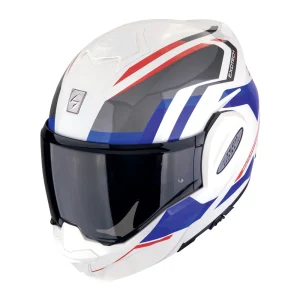 Scorpion EXO-Tech Evo Furio Helmet White/Red/Blue