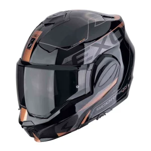 Scorpion EXO-Tech Evo Traveller Helmet Black/Bronze