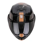 Scorpion EXO-Tech Evo Traveller Helmet Black/Bronze