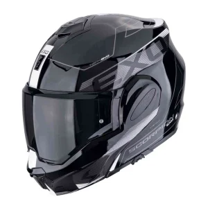 Scorpion EXO-Tech Evo Traveller Helmet Black/White