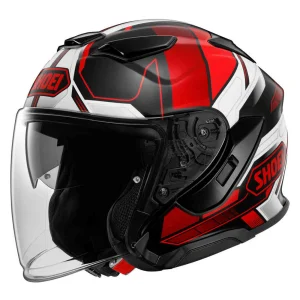 Shoei J-Cruise 3 Whizzy Helmet Black/Red/White