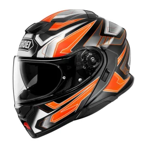 Shoei Neotec 3 Anthem Helmet Black/White/Orange