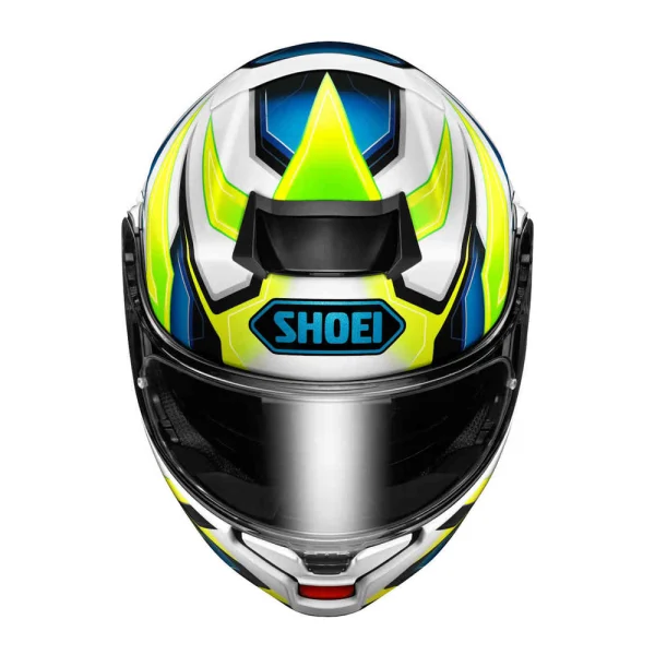 Shoei Neotec 3 Anthem Helmet White/Blue/Neon