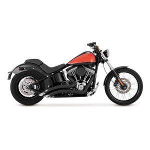 Vance & Hines 2-1/2" Big Radius 2-2 Exhaust Black 86-17 Softail, Motoee.com